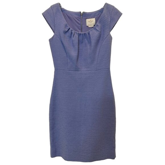 kate spade Dresses & Skirts - Kate Spade Periwinkle Textured Sheath Dress Size 2
